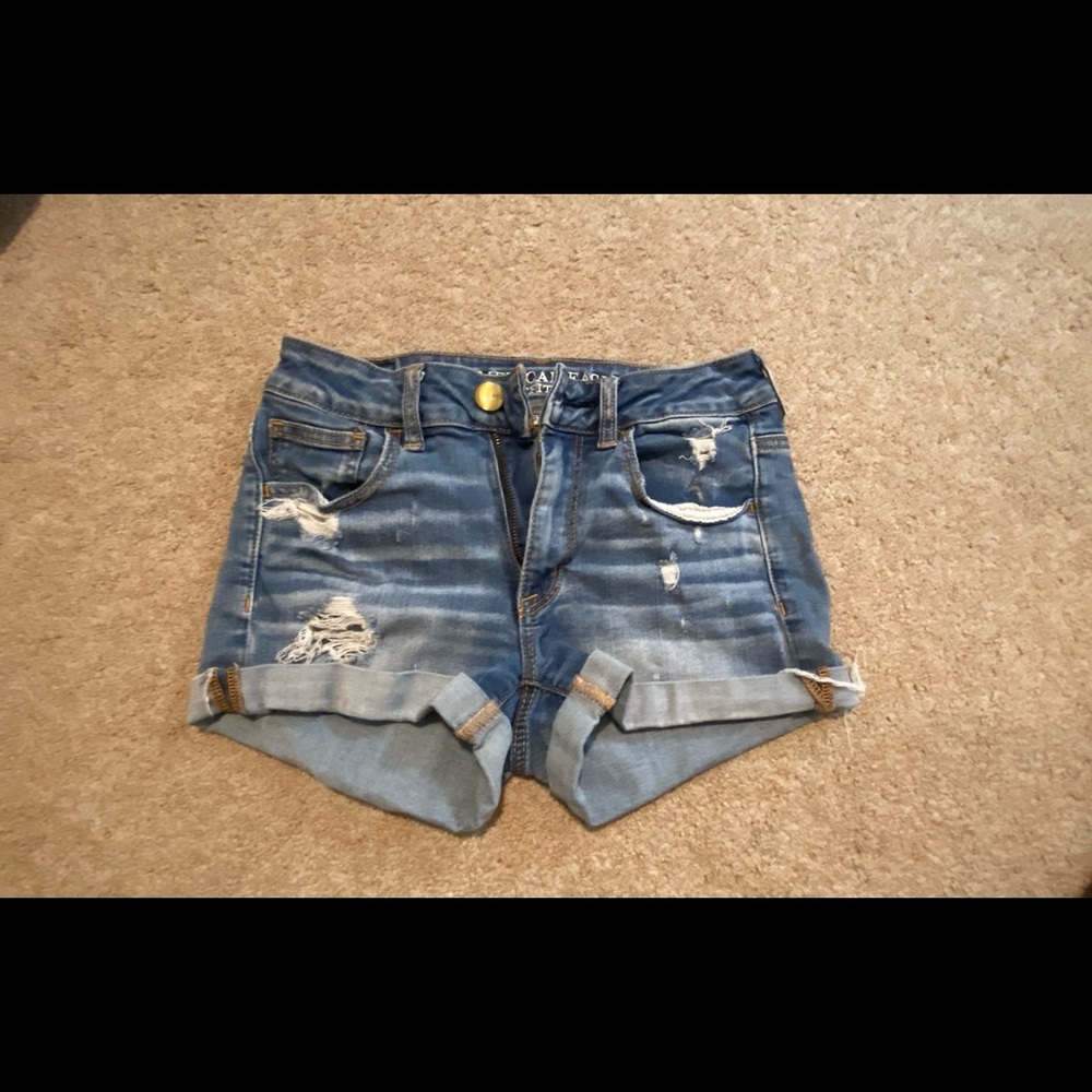 Blue American Eagle Jean shorts
